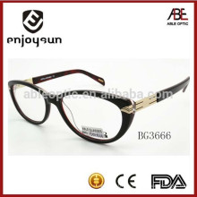 Top-Qualität benutzerdefinierte Logo Dame Acetat Brillen eyewear Rahmen